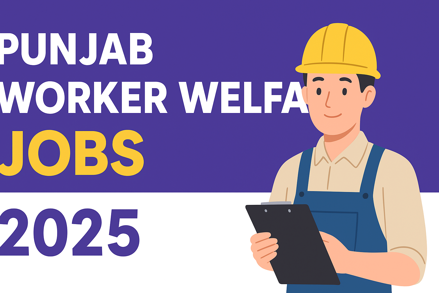 Punjab Worker Welfare Jobs 2025
