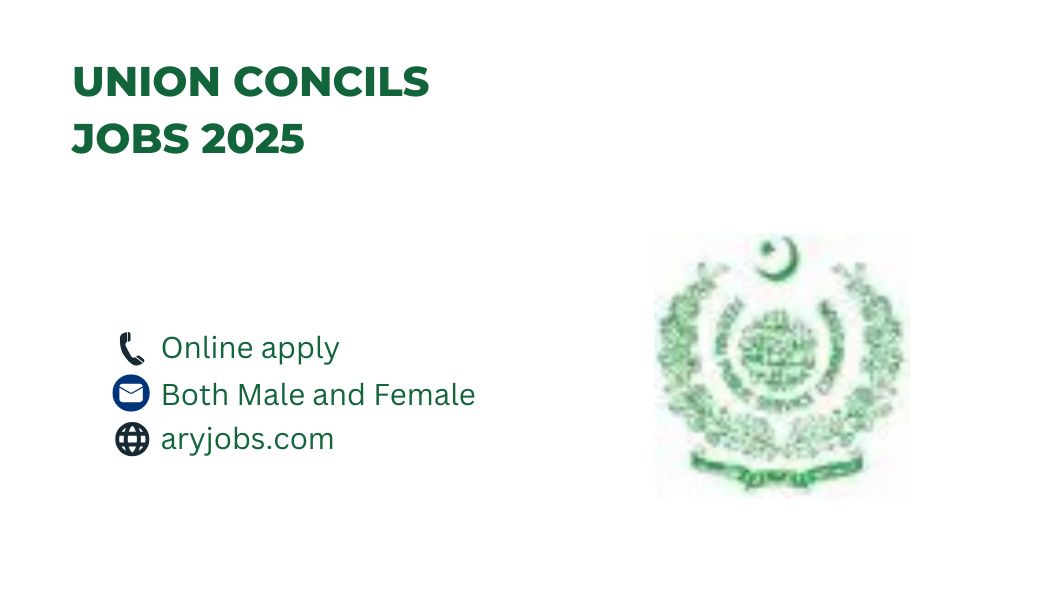 Union Councils Jobs 2025