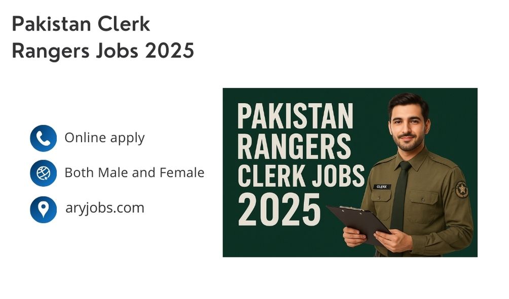 Pakistan Clerk Rangers Jobs 2025