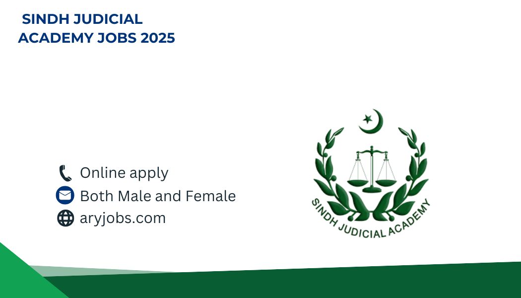 Sindh Judicial Academy Jobs 2025