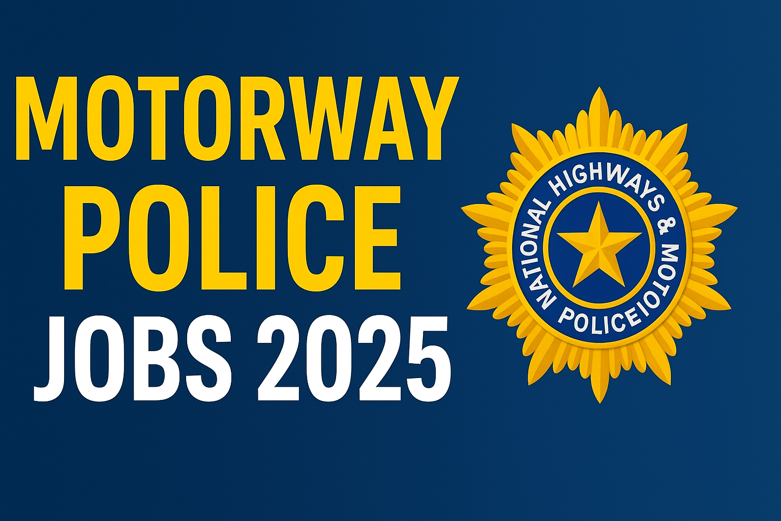 Motorway Police Jobs 2025 Join Now