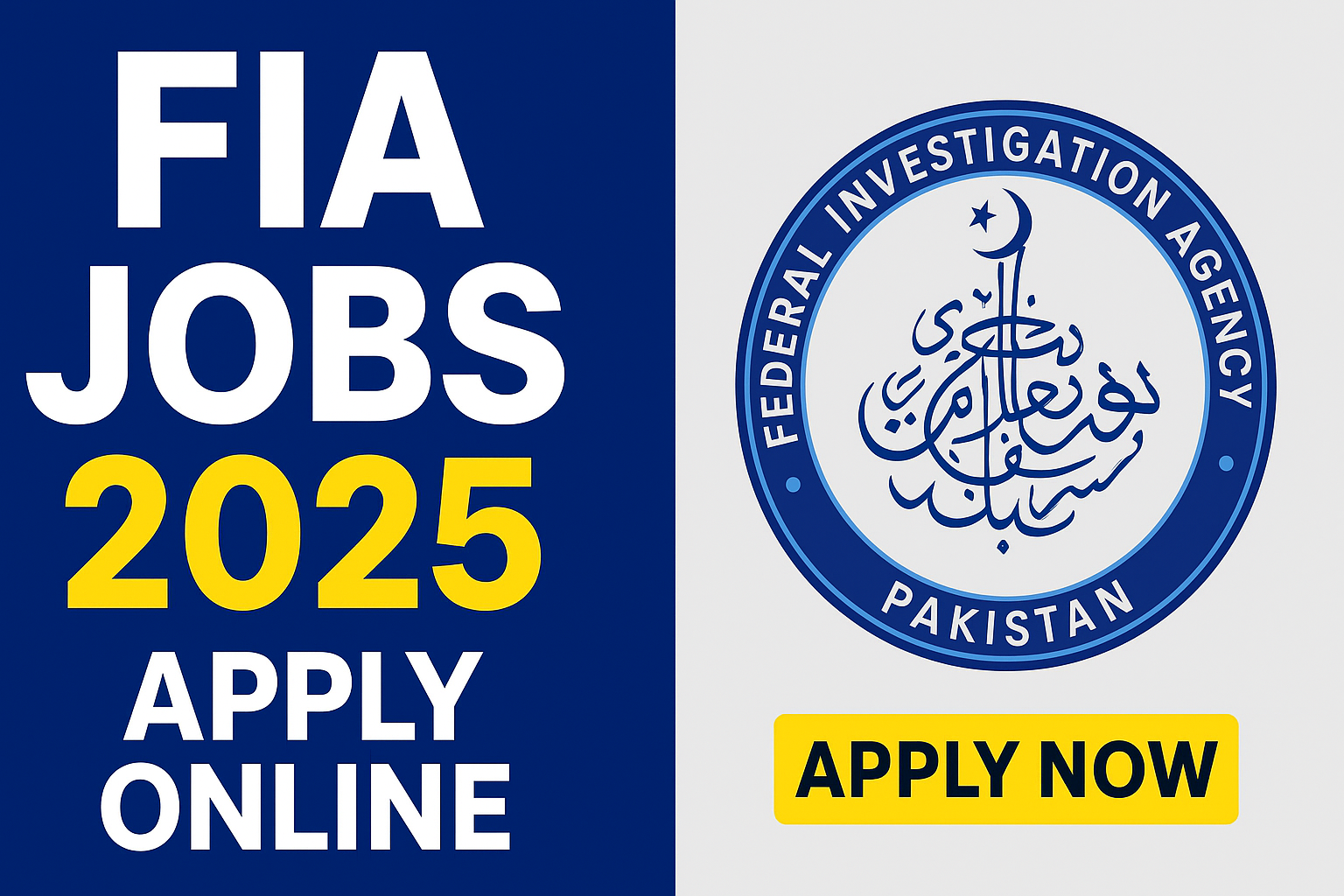 FIA Jobs 2025 Join Now