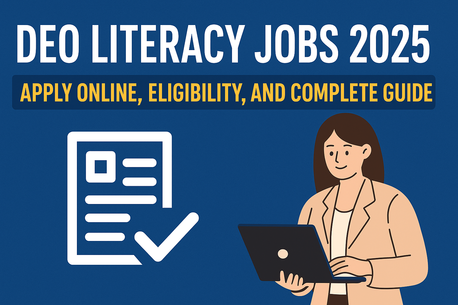 DEO Literacy Jobs 2025 Join Now