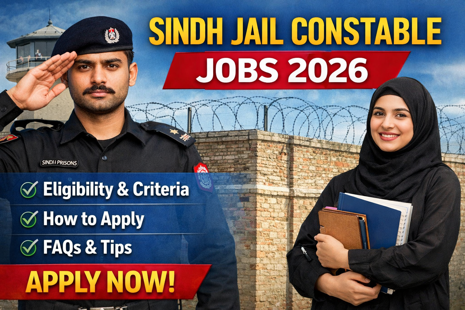 Sindh Jail Constable Jobs 2026 Join Now